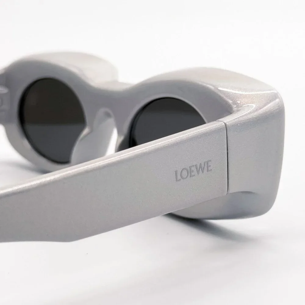 NEW LOEWE SUNGLASSES LW40033I 24C SILVER UNISEX EYEWEAR
